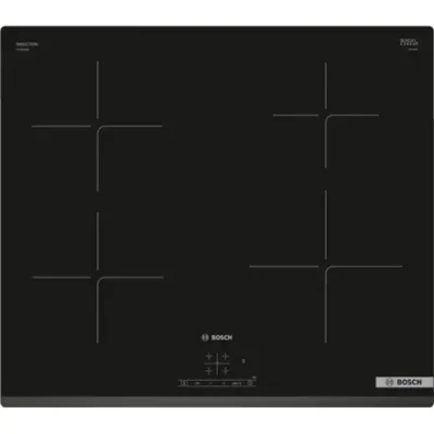 Bosch  |  Built-in Induction Hob  |  PUE63KBB6E  |  4 Cooking Zones  |  Touch Controls  |  Black