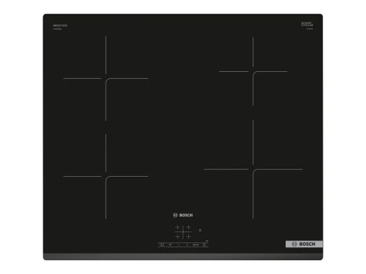 Bosch  |  Built-in Induction Hob  |  PUE63KBB6E  |  4 Cooking Zones  |  Touch Controls  |  Black