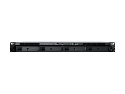 Synology  |  RS422+  |  Up to 4 HDD / SSD Hot-Swap  |  AMD Ryzen  |  Ryzen R1600  |  Processor frequency 2.6 GHz  |  2 GB  |  DDR4