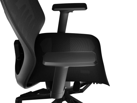 Genesis Ergonomic Chair Astat 700 Base material Aluminum; Castors material: Nylon with CareGlide coating  |  Black