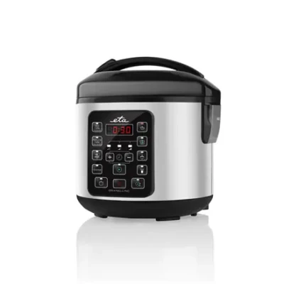 ETA  |  Rīsu vārītājs  |  ETA413190000 Granellino  |  500 W  |  1.5 L  |  Programmu skaits 9  |  Nerūsējošais tērauds / Melns