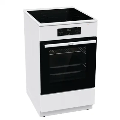 Gorenje  |  Cooker  |  GEIT5C60WPG  |  Hob type Induction  |  Oven type Electric  |  White  |  Width 50 cm  |  Grilling  |  Depth 59.4 cm  |  70 L
