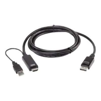 Aten 2L-7D02HDP True 4K 1.8M HDMI to DisplayPort Cable  |  Aten  |  True 4K 1.8M HDMI to DisplayPort Cable  |  2L-7D02HDP