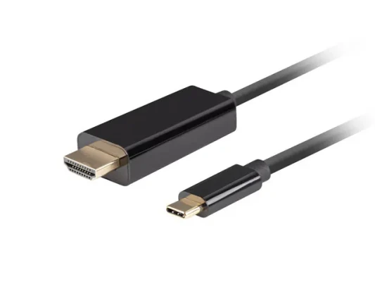 Lanberg USB-C to HDMI Cable, 3 m 4K / 60Hz, Black  |  Lanberg  |  USB-C to HDMI Cable  |  CA-CMHD-10CU-0030-BK  |  3 m