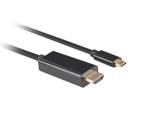 Lanberg USB-C to HDMI Cable, 3 m 4K / 60Hz, Black  |  Lanberg  |  USB-C to HDMI Cable  |  CA-CMHD-10CU-0030-BK  |  3 m