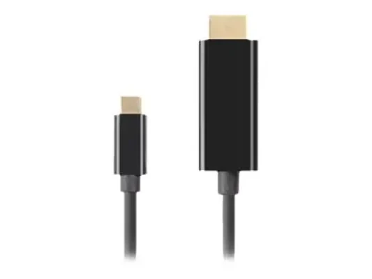 Lanberg USB-C to HDMI Cable, 3 m 4K / 60Hz, Black  |  Lanberg  |  USB-C to HDMI Cable  |  CA-CMHD-10CU-0030-BK  |  3 m