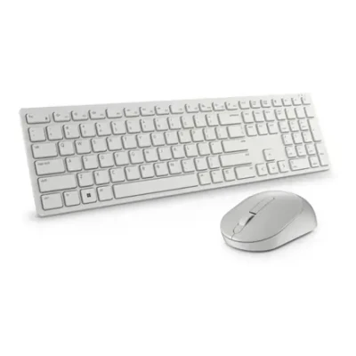 Dell  |  Keyboard and Mouse  |  KM5221W Pro  |  Keyboard and Mouse Set  |  Wireless  |  Mouse included  |  Russian  |  White  |  2.4 GHz