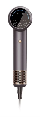 Jimmy  |  Fēns  |  F8  |  1600 W  |  Temperatūras iestatījumu skaits 3  |  Jonu funkcija  |  Difuzora uzgalis  |  Pelēka