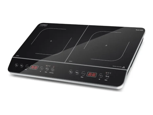 Caso  |  Table Induction Hob  |  Touch 3500  |  2 Cooking Zones  |  Touch Controls  |  Black
