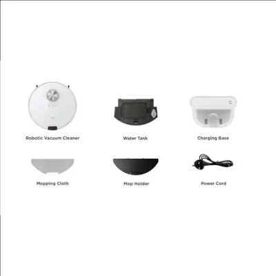 Midea  |  Robot Vacuum Cleaner  |  M9  |  Wet&Dry  |  Operating time (max) 180 min  |  Lithium Ion  |  5200 mAh  |  Dust capacity 0.25 L  |  4000 Pa  |  White
