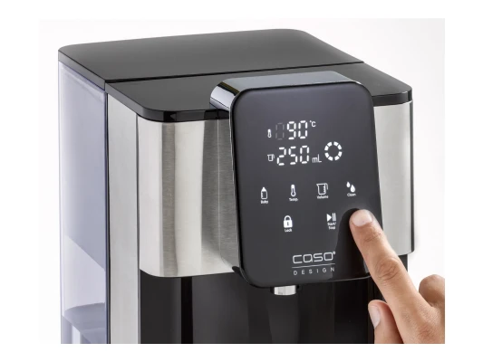 Caso  |  Turbo Hot Water Dispenser  |  HW 1660  |  Water Dispenser  |  2600 W  |  4 L  |  Plastic / Stainless Steel  |  Black / Stainless Steel