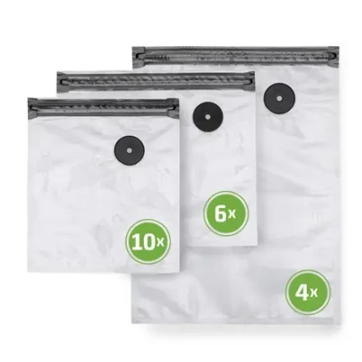 Caso  |  Vacu ZIP-Bags Set  |  01243  |  Transparent