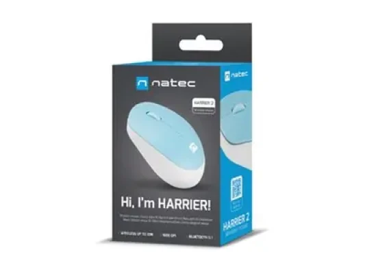 Natec  |  Peles  |  Harrier 2  |  Bezvadu  |  Bluetooth  |  Balts / Zils