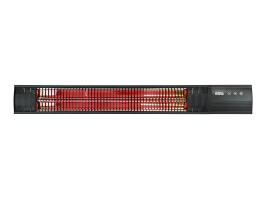 TunaBone  |  Electric Wall mounted Infrared Patio Heater  |  TB2580W-01  |  Patio heater  |  2500 W  |  Number of power levels 3  |  Suitable for rooms up to 25 m²  |  Black  |  IP55