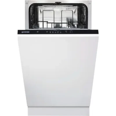 Dishwasher  |  GV520E15  |  Built-in  |  Width 44.8 cm  |  Number of place settings 9  |  Number of programs 5  |  Energy efficiency class E  |  Display