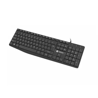 Natec  |  Keyboard  |  Nautilus NKL-1950  |  Keyboard  |  Wired  |  US  |  Black  |  USB Type-A  |  390 g