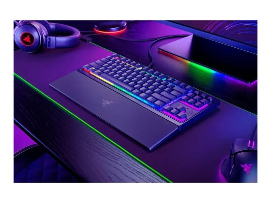 Razer  |  Ornata V3 Tenkeyless  |  Mechanical Gaming keyboard  |  Wired  |  RGB LED light  |  US  |  Black