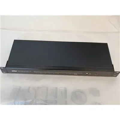 SALE OUT. WITHOUT ORIGINAL PACKAGING, ONLY POWER ADAPTER INCLUDED  |  Aten  |  HDMI  |  8-Port HDMI Cat 5 Splitter  |  Warranty 3 month(s)  |  USED, REFURBISHED, WITOUT ORIGINAL PACKAGING, ONLY POWER ADAPTER INCLUDED