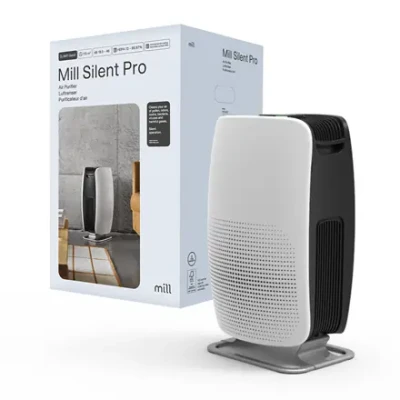 Mill  |  Silent Pro Air Purifier  |  APSILENT  |  Suitable for rooms up to 115 m²  |  68.3 m³  |  White / Black