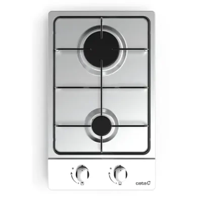 CATA  |  Built-in Gas Hob  |  GI 3002 X  |  2 Burners  |  Rotary Controls  |  Stainless Steel