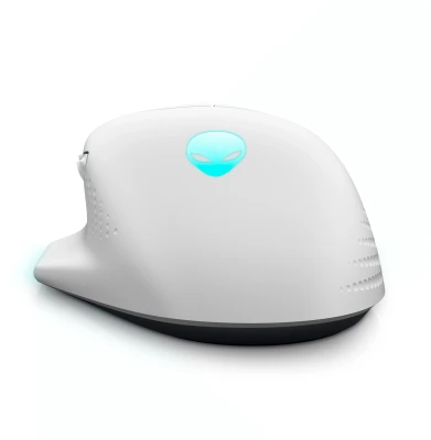 Dell  |  Gaming Mouse  |  AW620M  |  Wired / Wireless  |  Alienware Wireless Gaming Mouse  |  Lunar Light
