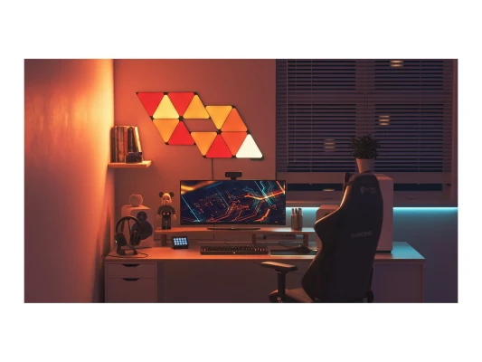 Nanoleaf  |  Shapes Black Triangles Expansion Pack (3 panels)  |  42 W  |  WiFi