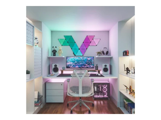Nanoleaf  |  Shapes Black Triangles Expansion Pack (3 panels)  |  42 W  |  WiFi