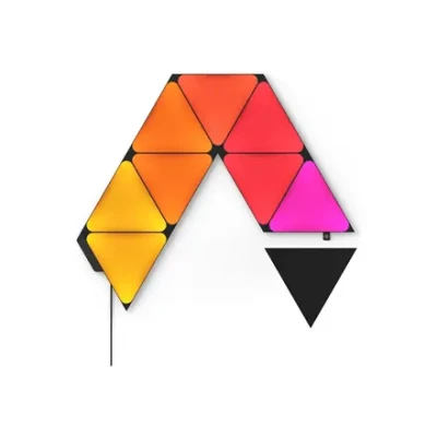 Nanoleaf  |  Shapes Black Triangles Starter Kit (9 panels)  |  42 W  |  WiFi