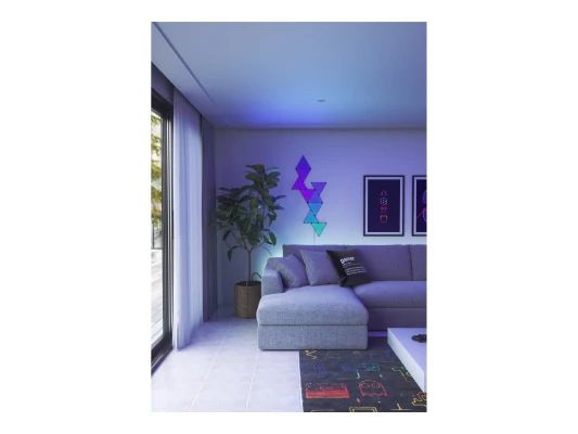 Nanoleaf  |  Shapes Black Triangles Starter Kit (9 panels)  |  42 W  |  WiFi