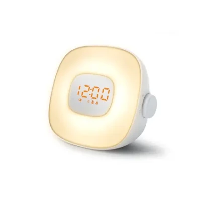 Muse  |  Light Clock Radio  |  ML-198CR  |  Alarm function  |  AUX in  |  White
