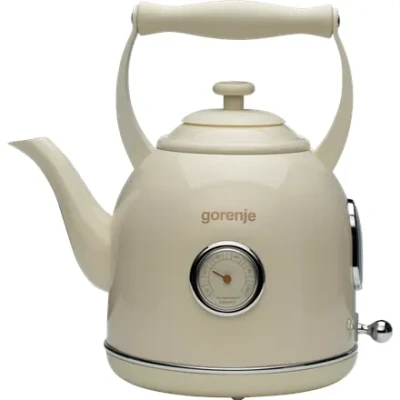 Gorenje  |  Kettle  |  K17CLIN  |  Electric  |  2000 W  |  1.7 L  |  Plastic / Metal  |  360° rotational base  |  Ivory
