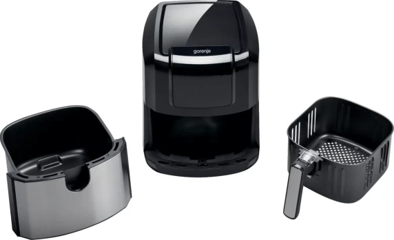 Gorenje  |  Karstā gaisa fritieris  |  AF1700DB  |  5 L  |  1700 W  |  Melns / Nerūsējošais tērauds