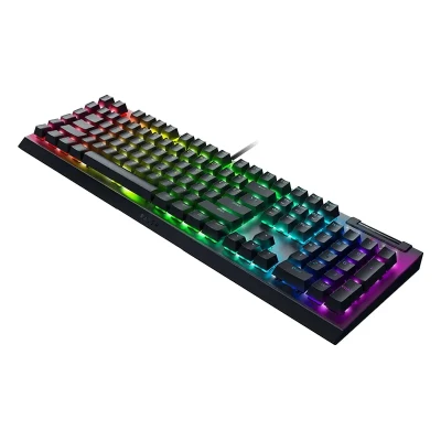 Razer  |  Mechanical Gaming Keyboard  |  BlackWidow V4 X  |  Mechanical Gaming Keyboard  |  Wired  |  US  |  Black  |  Yellow Mechanical Switches (Linear)