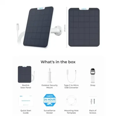 Reolink  |  Solar Panel  |  SP2-W  |  IP65