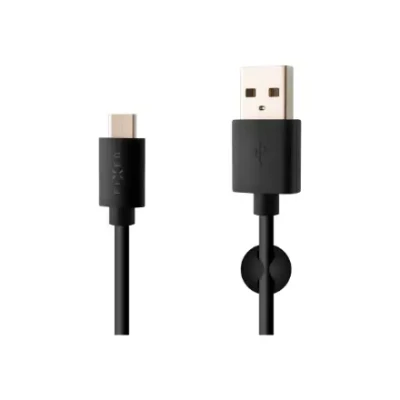 Фиксированный  |  Кабель для передачи данных и зарядки с USB / USB-C разъемами  |  Черный