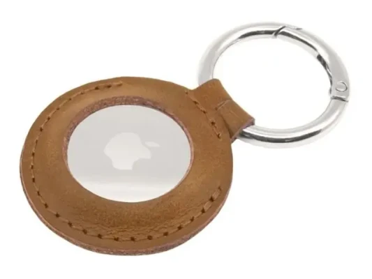 Fixed  |  Case for AirTag  |  Genuine cowhide  |  Brown