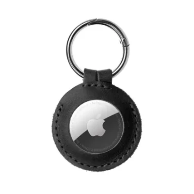 Fixed  |  Case for AirTag  |  Genuine cowhide  |  Black