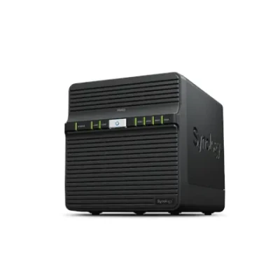 Synology  |  Tower NAS  |  DS423  |  up to 4 HDD / SSD  |  Realtek  |  RTD1619B  |  Processor frequency 1.7 GHz  |  2 GB  |  DDR4