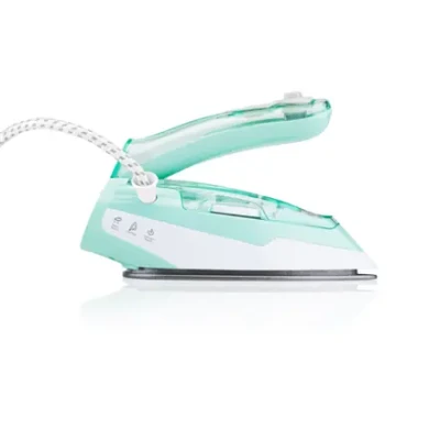 ETA  |  ETA127190000 Sophia  |  Tvaika ceļojumu gludeklis  |  1100 W  |  Ūdens tvertnes ietilpība 80 ml  |  Nepārtraukta tvaika 30 g / min  |  Tvaika palielināšanas jauda 50 g / min  |  Zaļa / Balta