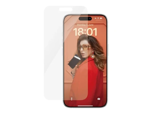 PanzerGlass  |  Screen Protector  |  iPhone  |  iPhone 15 pro  |  Tempered glass  |  Clear