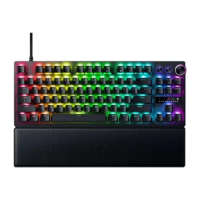Razer  |  Huntsman V3 Pro Tenkeyless  |  Gaming Keyboard  |  Wired  |  US  |  Black  |  Analog Optical