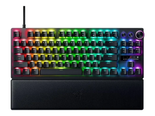 Razer  |  Huntsman V3 Pro Tenkeyless  |  Gaming Keyboard  |  Wired  |  US  |  Black  |  Analog Optical