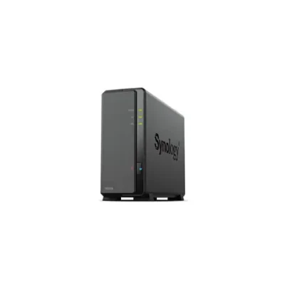 Synology  |  Tornis NAS  |  DS124  |  līdz 1 HDD / SSD  |  Realtek  |  RTD1619B  |  Procesora frekvence 1.7 GHz  |  1 GB  |  DDR4