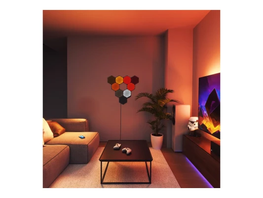 Nanoleaf  |  Shapes Black Hexagon Expansion pack (3 panels)  |  42 W  |  WiFi