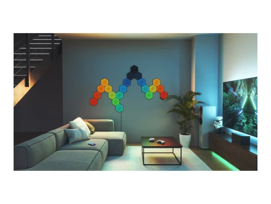 Nanoleaf  |  Shapes Black Hexagon Expansion pack (3 panels)  |  42 W  |  WiFi