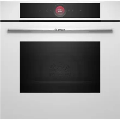 Bosch  |  Oven  |  HBG7721W1S  |  71 L  |  Electric  |  Pyrolysis  |  Touch control  |  Height 59.5 cm  |  Width 59.4 cm  |  White