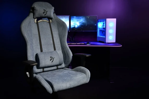 Arozzi Torretta SoftFabric Gaming Chair - Blue  |  Arozzi Soft fabric  |  Arozzi  |  Torretta 2023 Edition  |  Blue