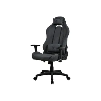 Arozzi Frame material: Metal; Wheel base: Nylon; Cover: SoftFabric  |  Gaming Chair  |  Torretta SoftFabric  |  Dark Grey