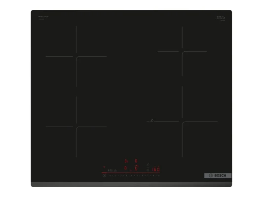Bosch  |  Built-in Induction Hob  |  PIE63KHC1Z  |  4 Cooking Zones  |  Touch Controls  |  Black