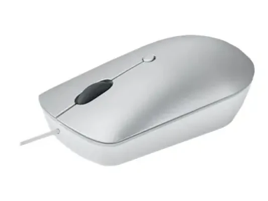 Lenovo  |  Compact Mouse  |  540  |  Wired  |  Wired USB-C  |  Cloud Grey